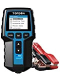 Testeur de Batterie AUTO 12V 24V, TOPDON BT200 100-2000 CCA Testeur d’alternateur automobile Analyseur de batterie numérique pour Voiture/Camion/ Moto/ ...