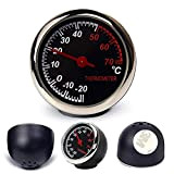 Thermomètre de voiture R29CS - Aiguille mécanique - Analogique - Outil de comptage - Anti-rayures - Haute transparence et durabilité ...