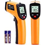 Thermomètre infrarouge numérique -58℉～752℉ (-50℃～400℃), pistolet de température laser sans contact avec écran LCD, pistolet de mesure de la température ...