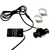 Thermomètre numérique de température d'eau de moto, adaptateur de capteur de capteur de température de sonde en métal Convient universellement ...