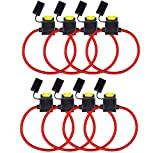 Tian 8 Pack Porte Fusibles 12V Etanche 14AWG 20Amp Auto Voiture Motor Lame Fusible(Taille Moyenne)