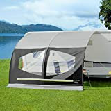 Toit pare soleil Berger Sigma Deluxe gris, noir, pare-vue pour caravane et camping-car, dimensions : (l x L ) 335 x ...
