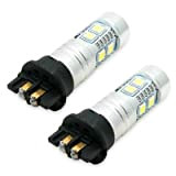 TOTMOX Lot de 2 ampoules LED clignotantes pour B-M-VV F34 F31 F30 Canbus, feux diurnes super lumineux DRL à économie ...