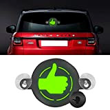 TTCR-II Emoji Car Display,Télécommande Lumière de Voiture Thumbs Up Light,Panneau Affichage LED,Message Lumineux Voiture,Compatible avec Les Voitures automatiques, SUV, Camions. ...