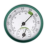 Tubicu Thermomètre Hygromètre d'intérieur 2 en 1 Hygromètre Humidité Température Jauge Mètre Mécanique