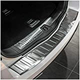 tuning-art L436 Protection de seuil de Coffre Compatible avec Renault Talisman GT, Couleur:Argent