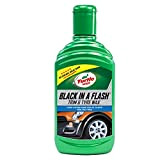 Turtle Wax 52855 Black dans un pneu Flash Dressing Car Plastic Shine Extïerieur 300ml