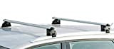 VDP Barres de toit en aluminium CRV107A compatibles avec Mitsubishi ASX 5 portes verrouillables à partir de 2010