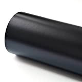 Vinyl Frog Revêtement vinyle noir mat extensible poreux en PVC Pour voiture 30 x 152 cm