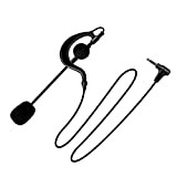 Vnetphone® Oreillette pour arbitre de football avec écouteur de 3,5 mm et crochet pour casque mono-oreillette Fonctionne avec les interphones Bluetooth ...