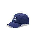 Volkswagen 000084300AT530 Casquette de Baseball Bleu avec Logo VW, Taille unique