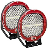 Willpower 2PCS Phare de Travail LED 23cm 9'' 294W Rond Projecteur LED 12V 24V Feux Antibrouillard LED Spot Longue Portée ...