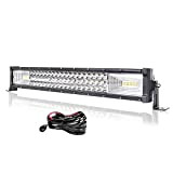 Willpower Barre LED 56cm 22'' 270W con Câblage Rampe LED Spot et Flood Bar a LED 12V 24V Étanche Projecteur ...