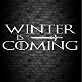 Winter Is Coming Funny fenêtre de voiture pare-chocs de Game of Thrones Sticker vinyle