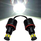 Xinxiu Lot de 2 ampoules LED Angel Eye Halo pour E82 E90 E92 E60 E61 E63 E64 E70 E71 E89