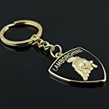YCZHD Porte-clés emblème de Voiture pour Lamborghini Gallardo Aventador Huracan Urus 3D métal Universel Porte-clés Badge Porte-clés Accessoires