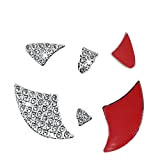 Yumzeco Bling Accessoire Voiture Interieur Decoration Compatible avec Toyota Corolla,Highlander,Camry,Rav4,Markx (2015-2020),Emblème de Décalque de Diamant DIY de Superposition D'emblème Scintillant