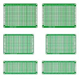 ywzhushengmaoyi Planche à Pain Convient for 6in1 Double Face en Fibre De Verre Prototypage Kit PCB Universal Board (x6) Module ...