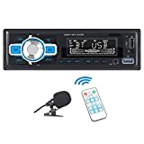 YZKONG Single Din Autoradio Bluetooth Car Stéréo Récepteur Stéréo avec écran LCD AM / FM Radio MP3 Player SD USB ...
