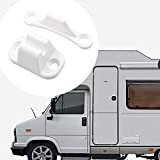 ZEALfix Bloc Porte pour Caravane et Camping Car,1 pièces Forme de T en Nylon Serrures Kit de retenue d'arrêt de ...