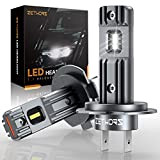 Zethors Ampoules H7 LED, 42W 10000LM Phares à LED Blanc Froid, Ampoule Auto Moto de Rechange CSP Chips pour Lampes ...