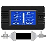 ZZABC Moniteur de Batterie Multifonction, 0-20 0V, 0-300A LCD Afficher Le détecteur de Courant numérique et de Tension