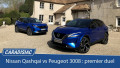 Comparatif - Nissan Qashqai vs Peugeot 3008 : les premiers de la Classe